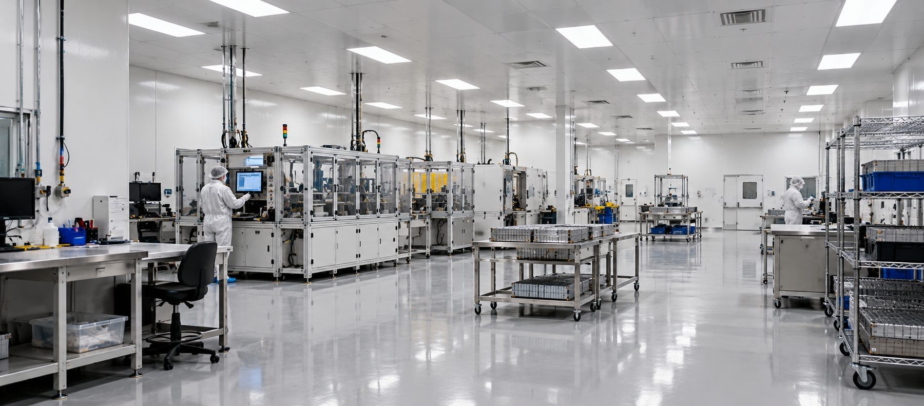 Battery manufacturing dry room